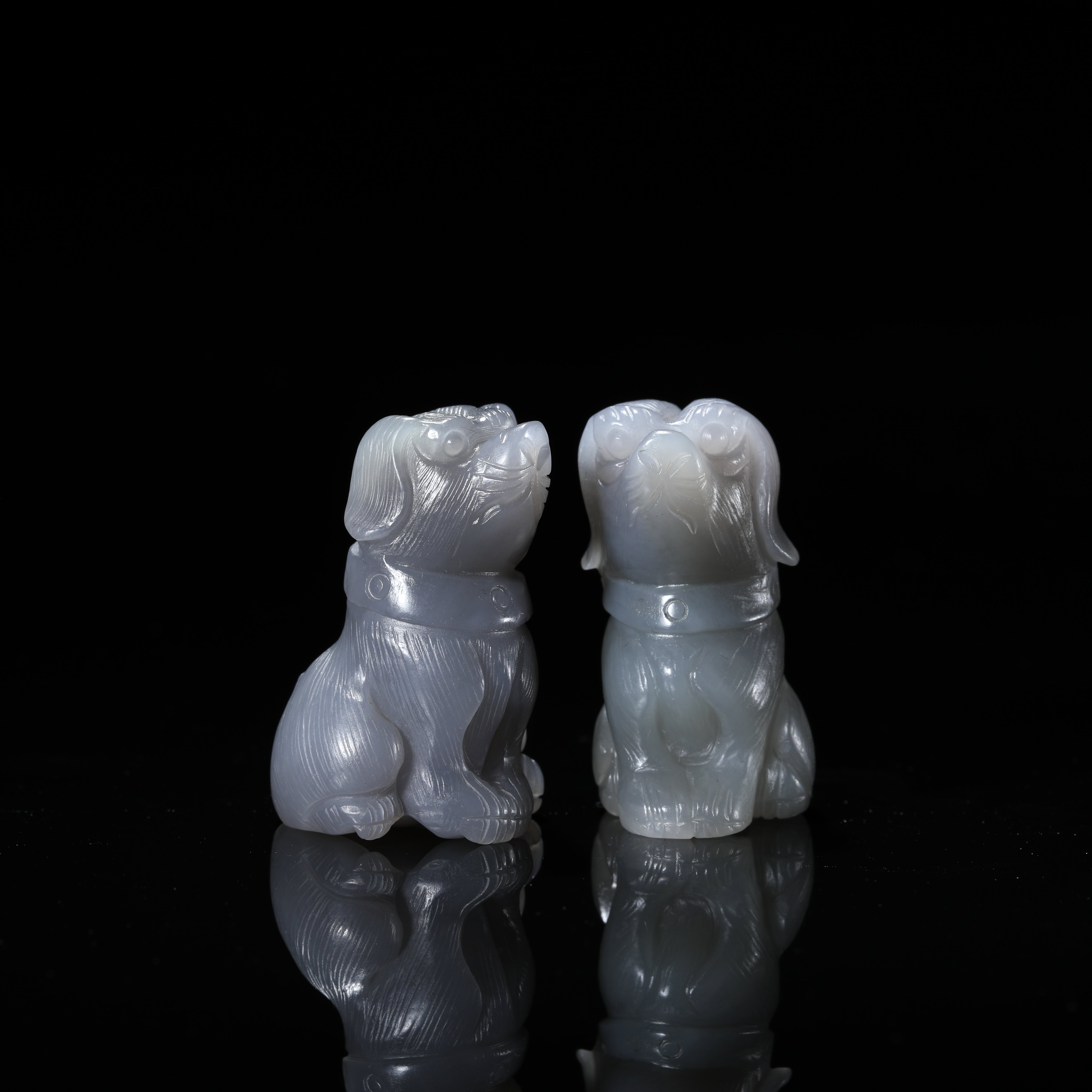 LOT14和田玉旺财摆件W292