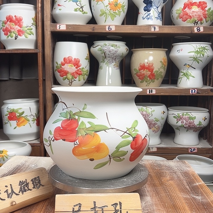 摆件钱袋子四字新款新款陶瓷