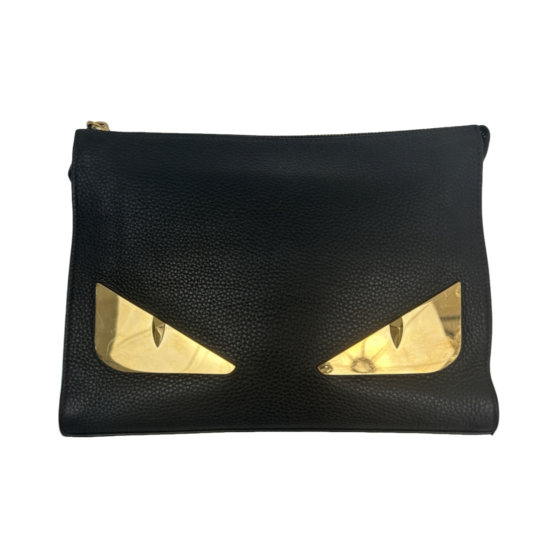 95新 FENDI/芬迪 98新/金属小怪兽洗漱手拿包-25061802