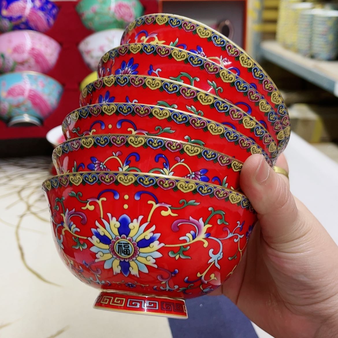 【闪购商品】珐琅4.5英寸6。。。。。