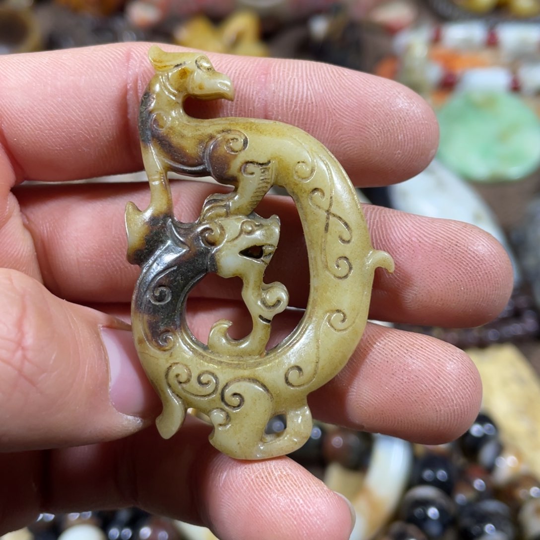 和田玉吊坠(不含链)未镶嵌