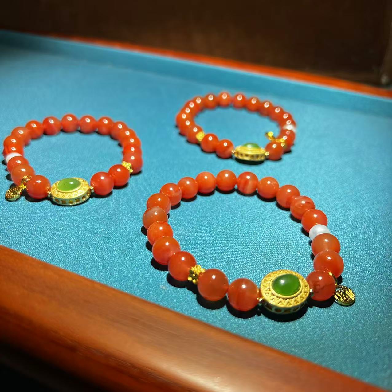 【张老斯珠宝】天然南红手串xy395（多样性发货 拍一发其一）