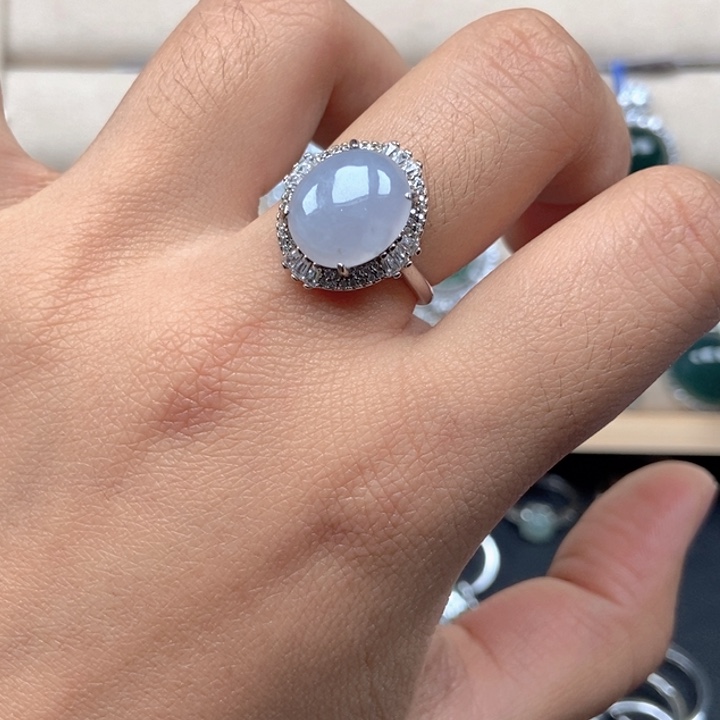 翡翠未镶嵌戒指戒指