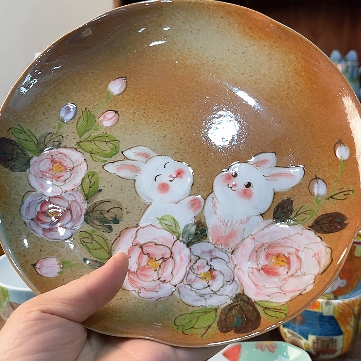 陶景德镇釉下手绘陶瓷 