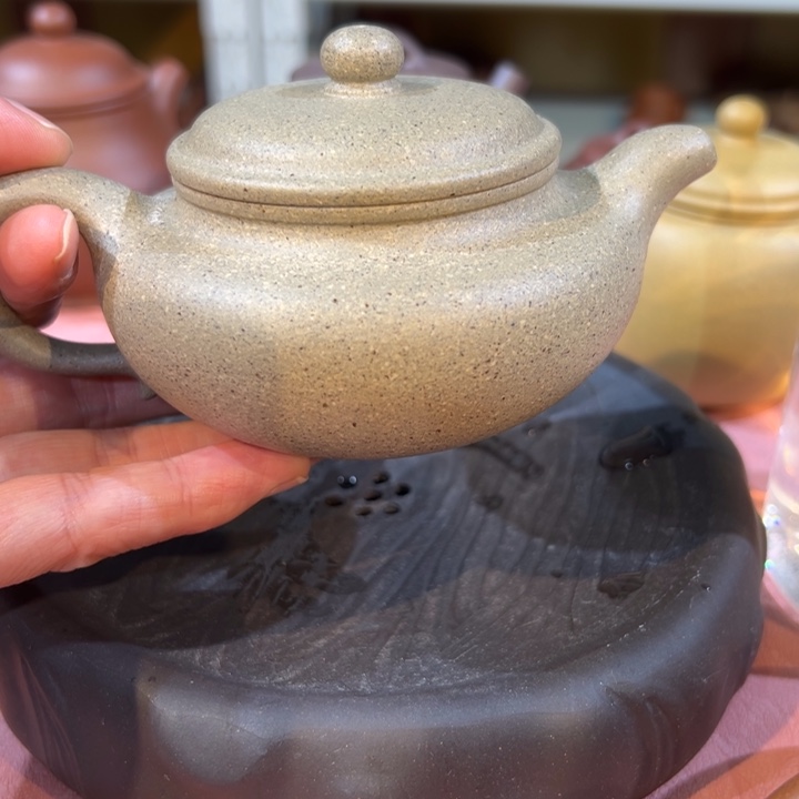 紫砂茶壶青段仿古180cg