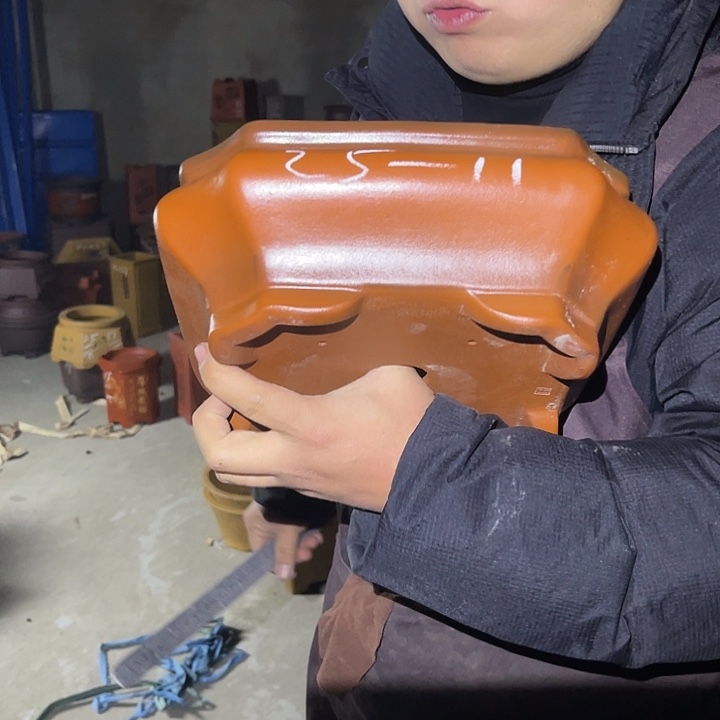 紫砂花盆紫砂等传统