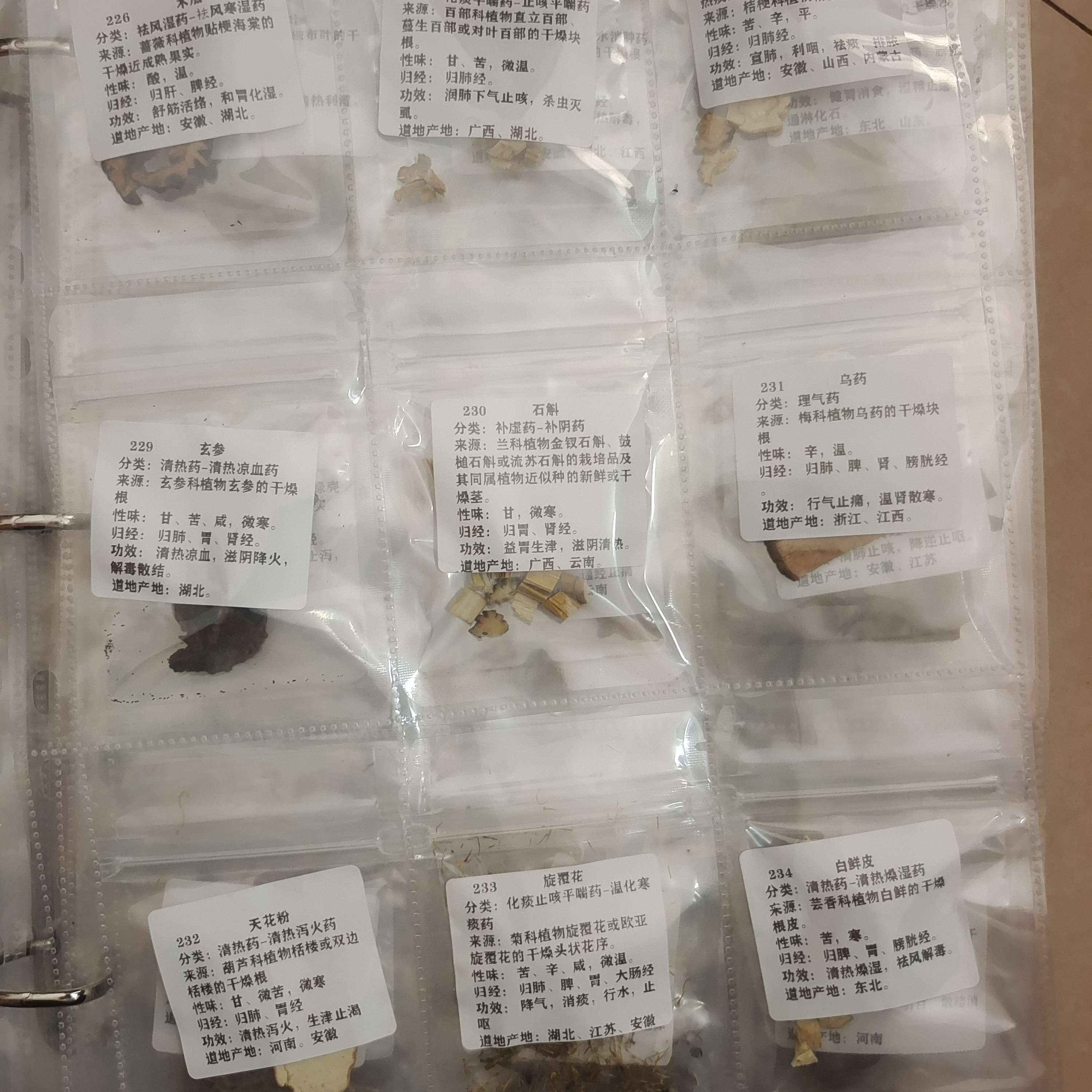 定制学习标本500味标本册