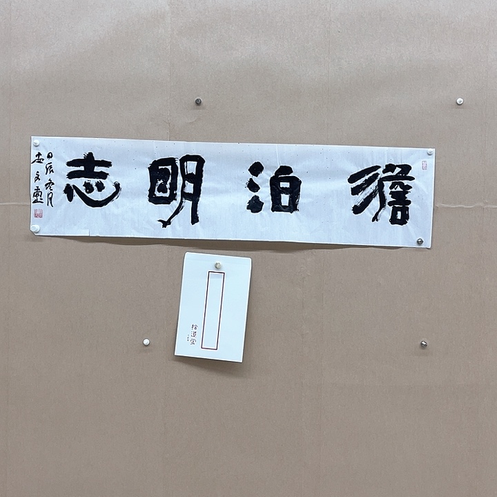 书法安文玺138*34㎝甘肃