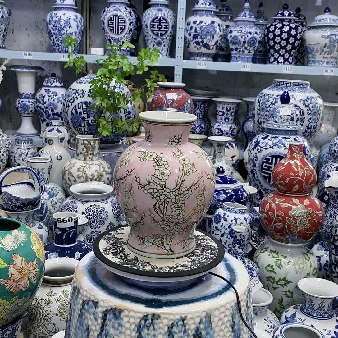 【闪购商品】摆件冰梅花瓶瓷器摆件…………………………