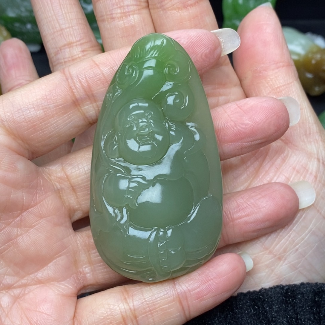 和田玉颈饰未镶嵌玉****9