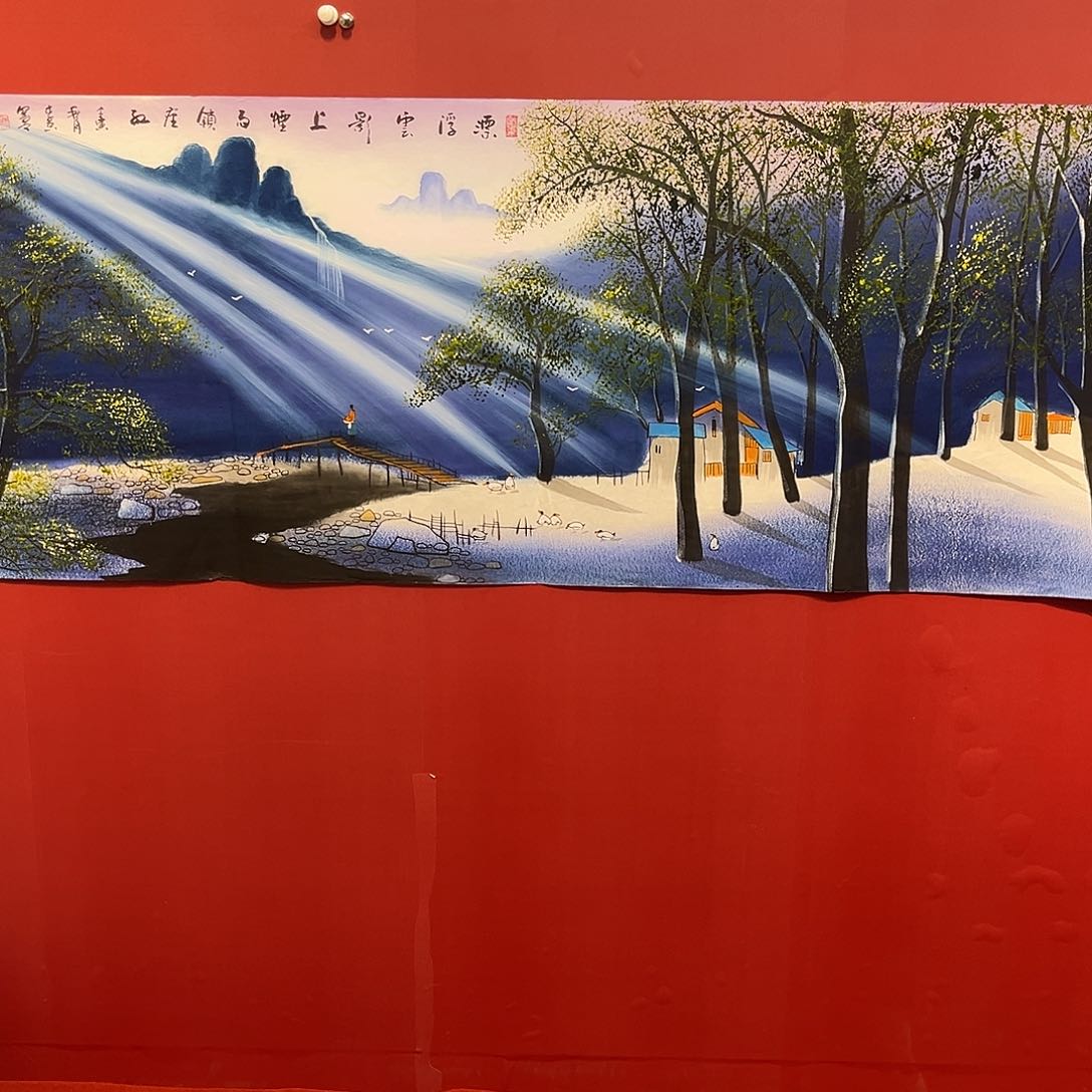 国画手绘国画作品