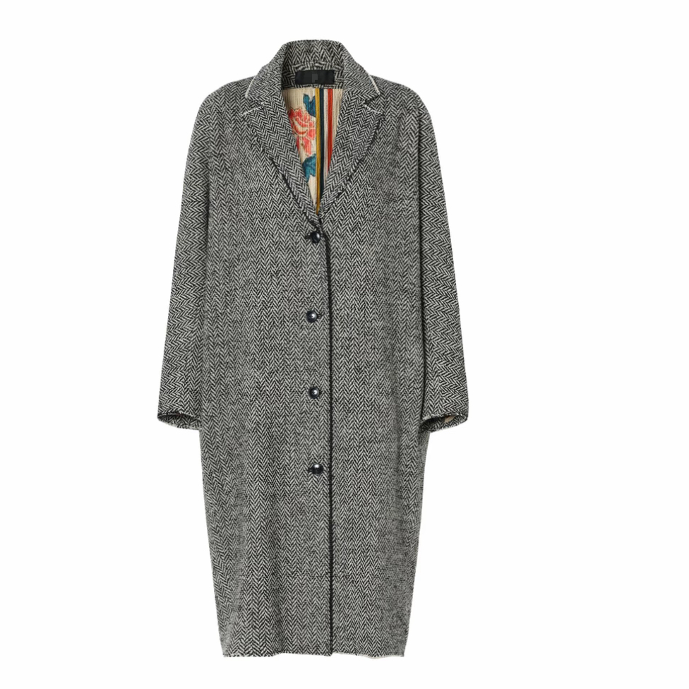 RY |伦敦街头人字纹大衣