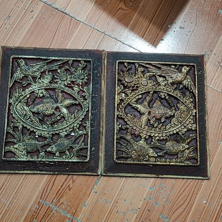 香樟木顺**造木雕花板，一物一拍。