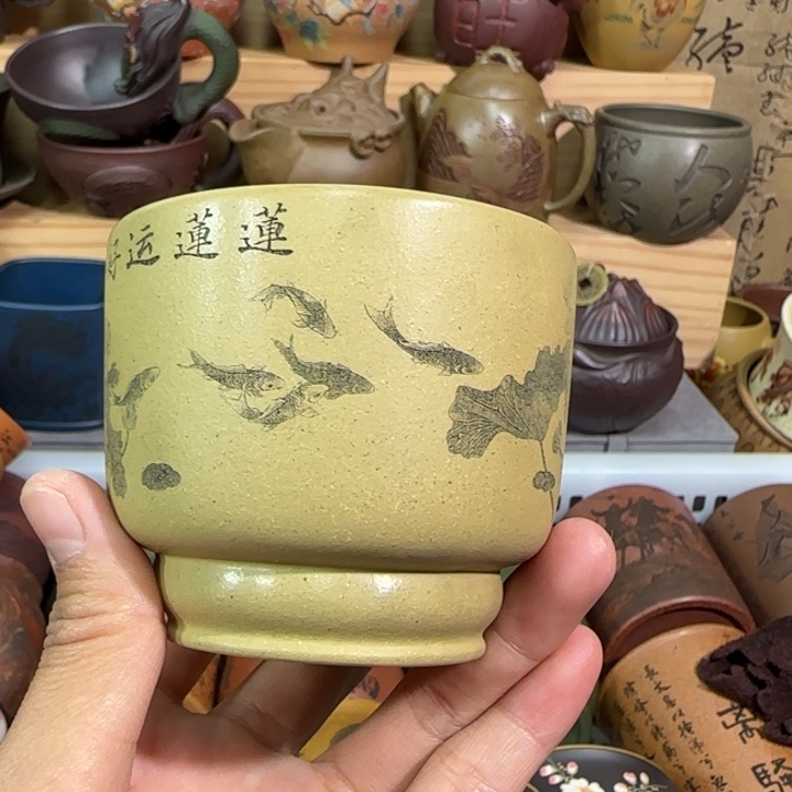 紫砂茶杯宜兴紫砂