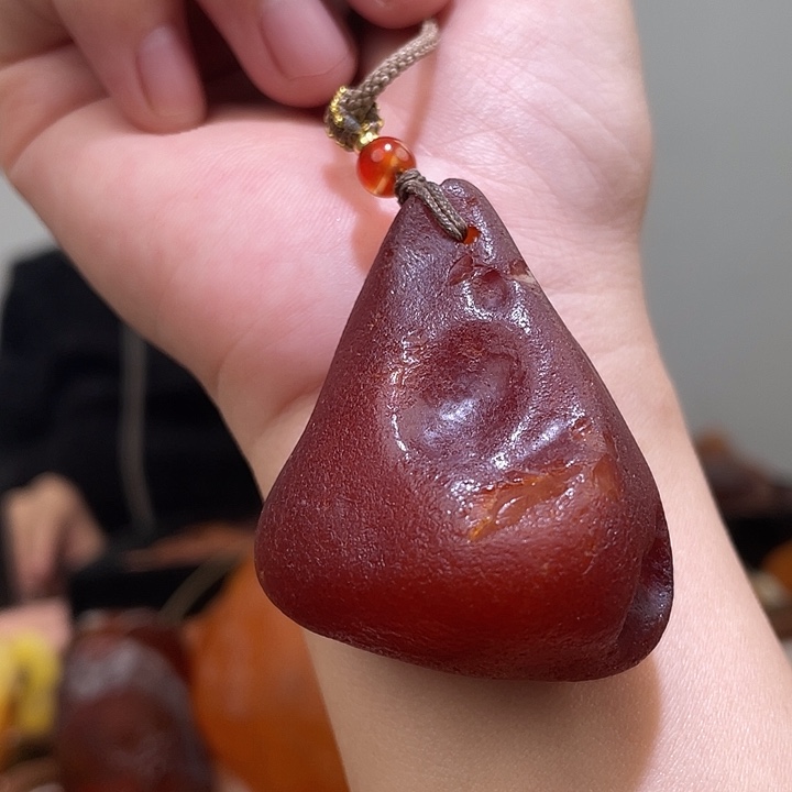 琥珀未镶嵌珠宝奇石海漂全皮