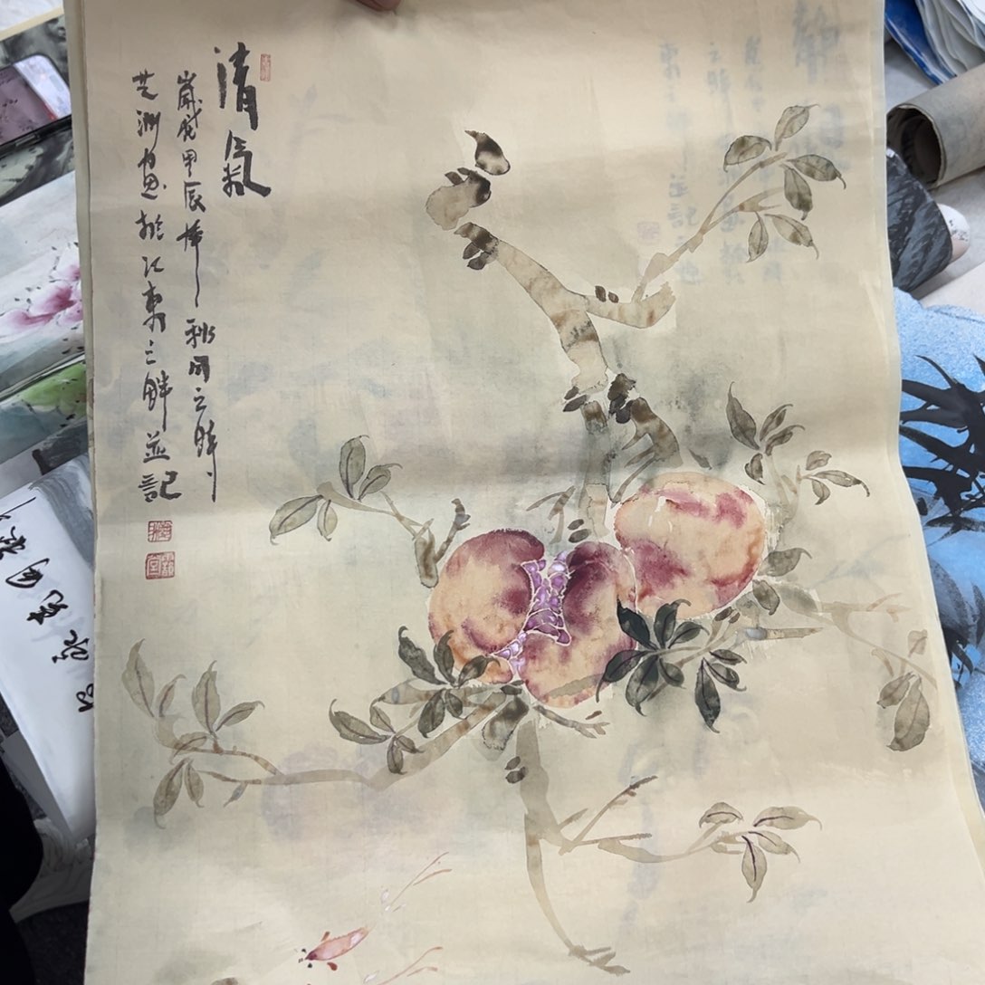 国画纯手绘字画宣纸