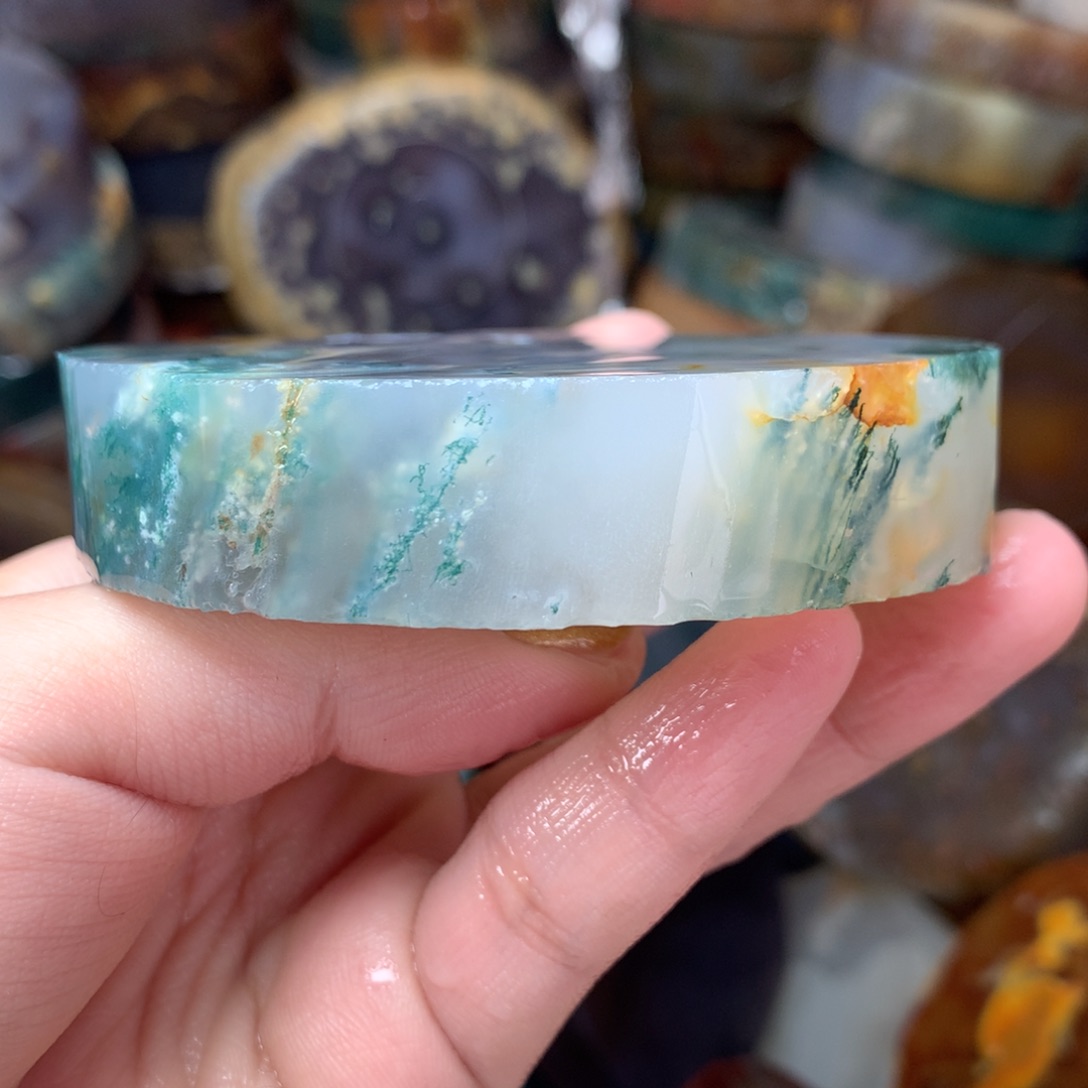 苹***果定制玛瑙定制玛瑙手镯55圈口