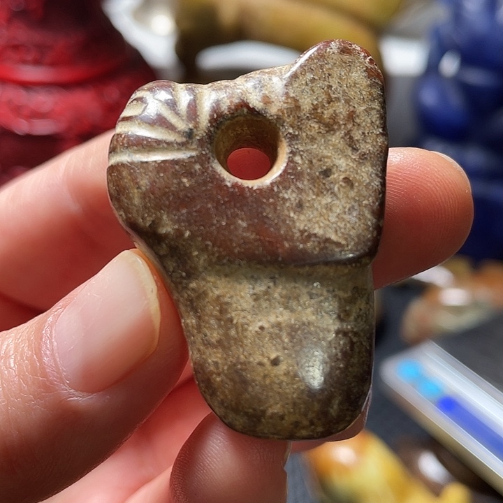 虺***喜紫金钵盂菩提吊坠