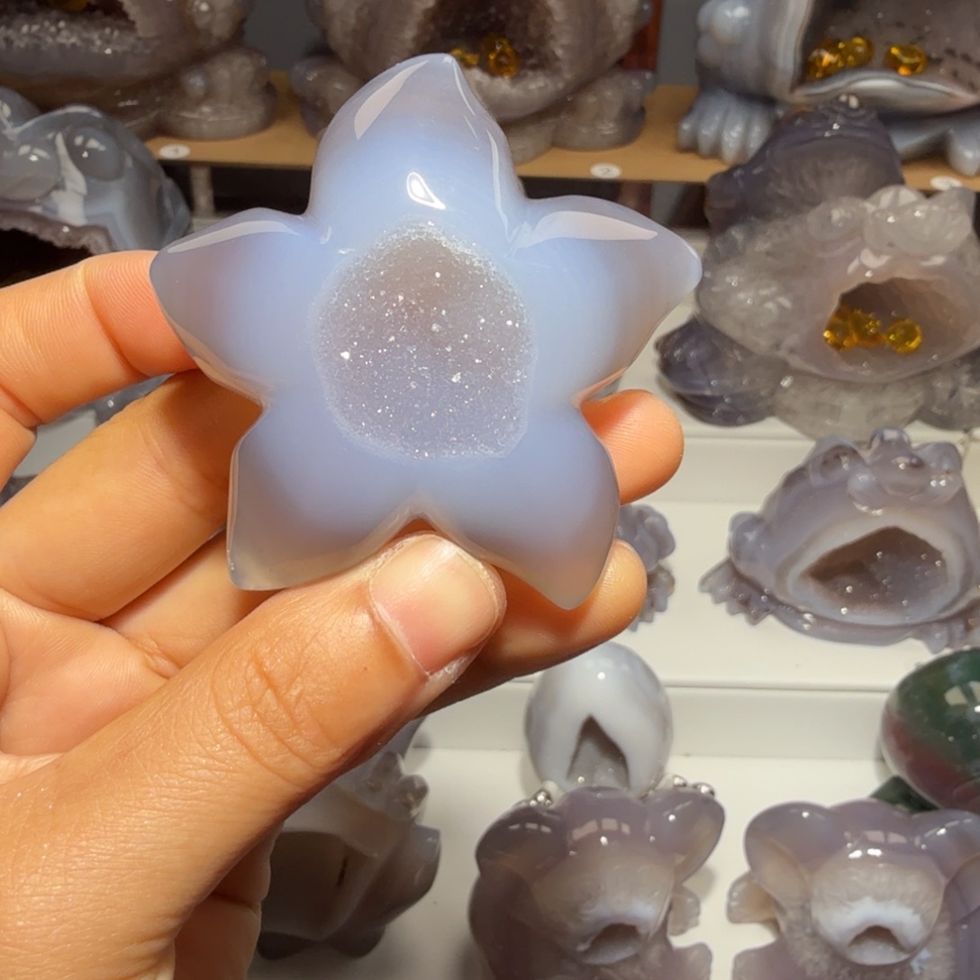 玛瑙/玉髓未镶嵌摆件