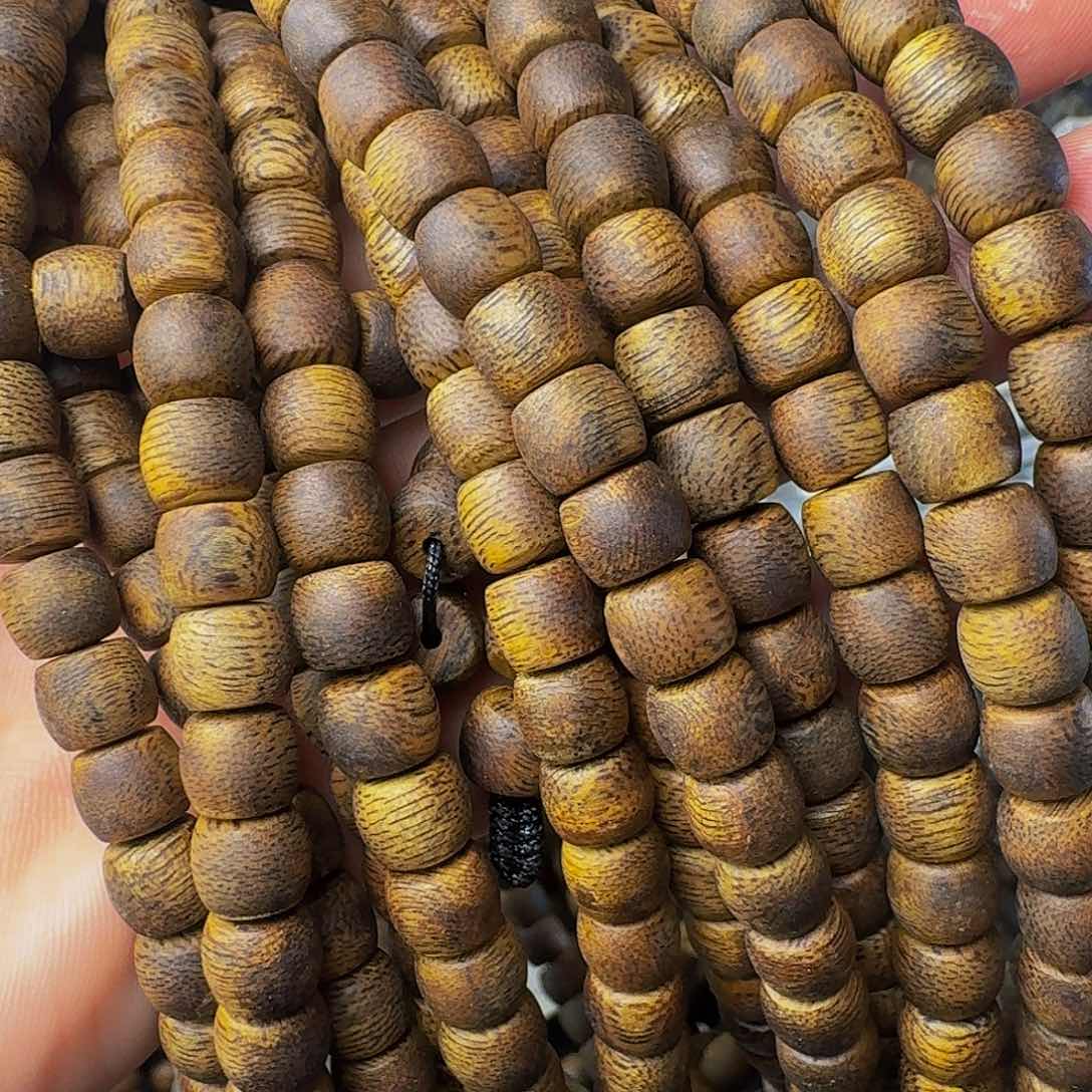 沉香手串陆河老型鼓珠卡七多样性发一