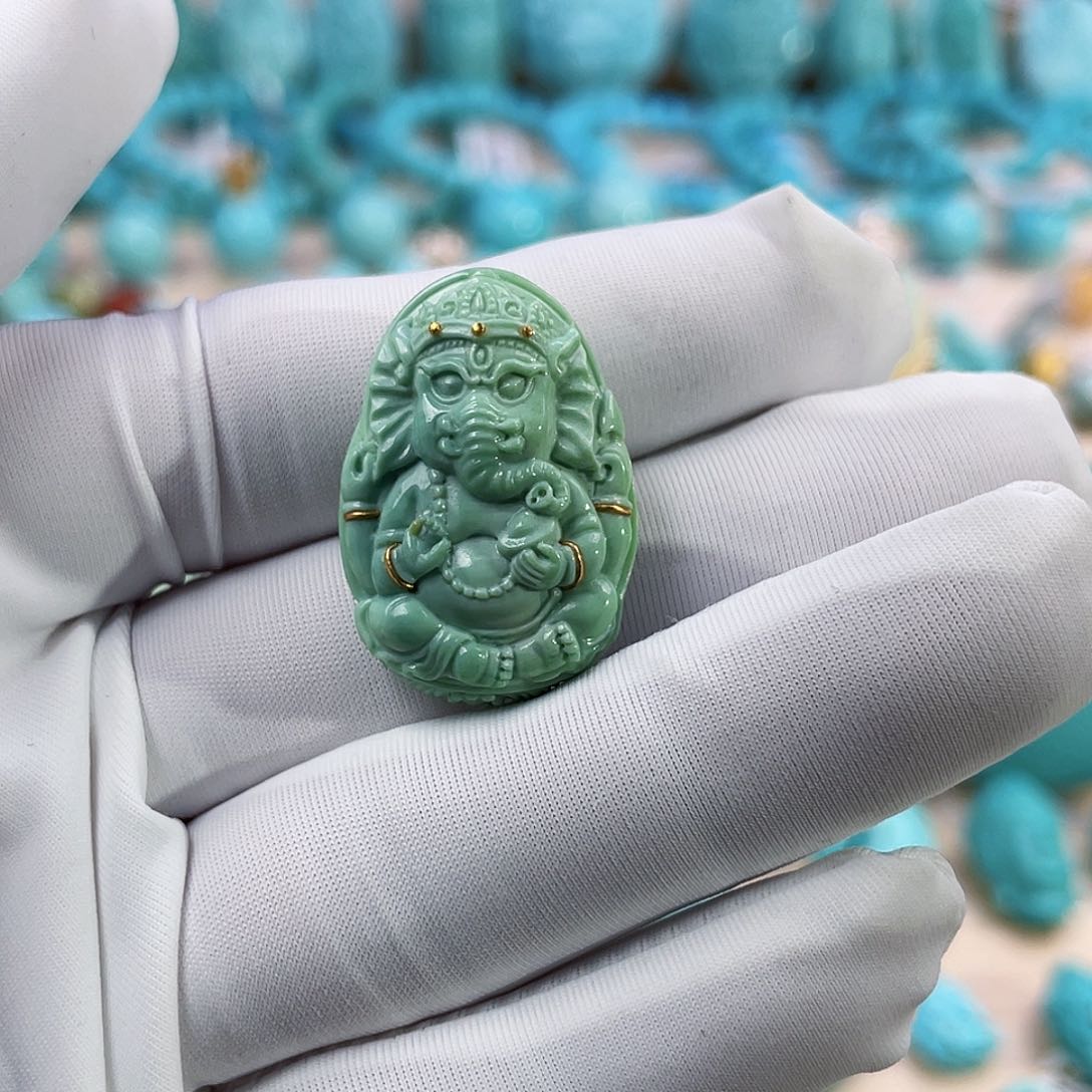 绿松石珠宝奇石未镶嵌