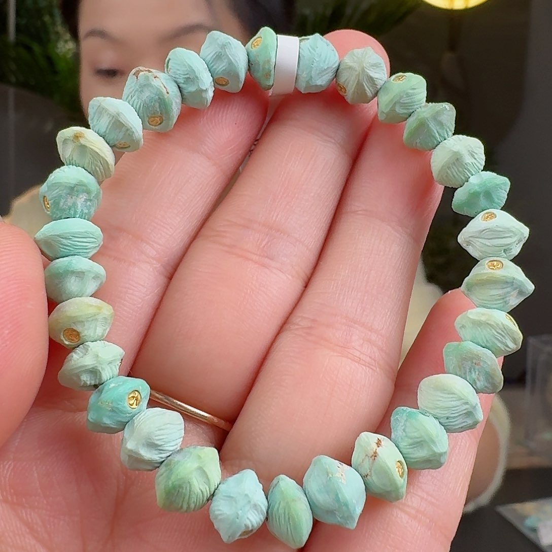 绿松石珠宝奇石未镶嵌