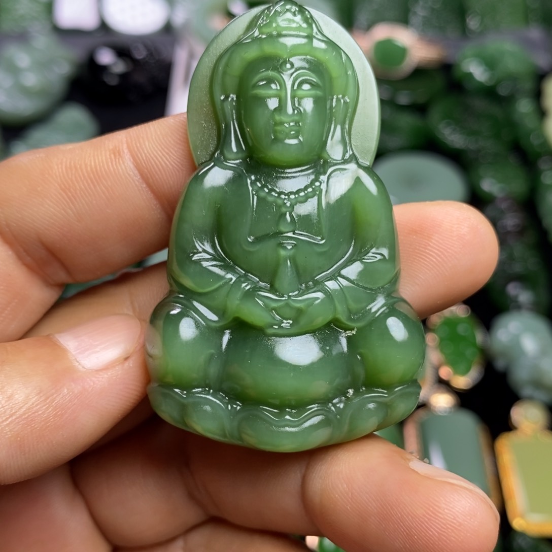 和田玉（碧玉）未镶嵌颈饰