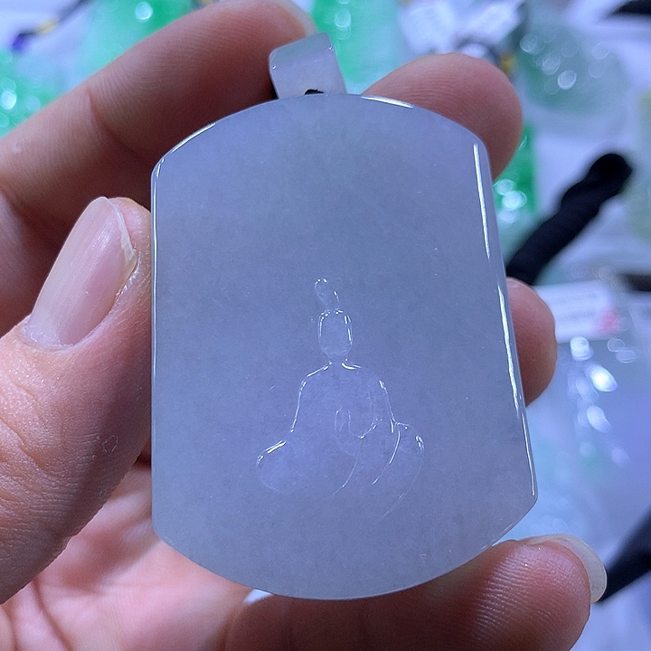 翡翠未镶嵌项链天然翡翠A货吊坠