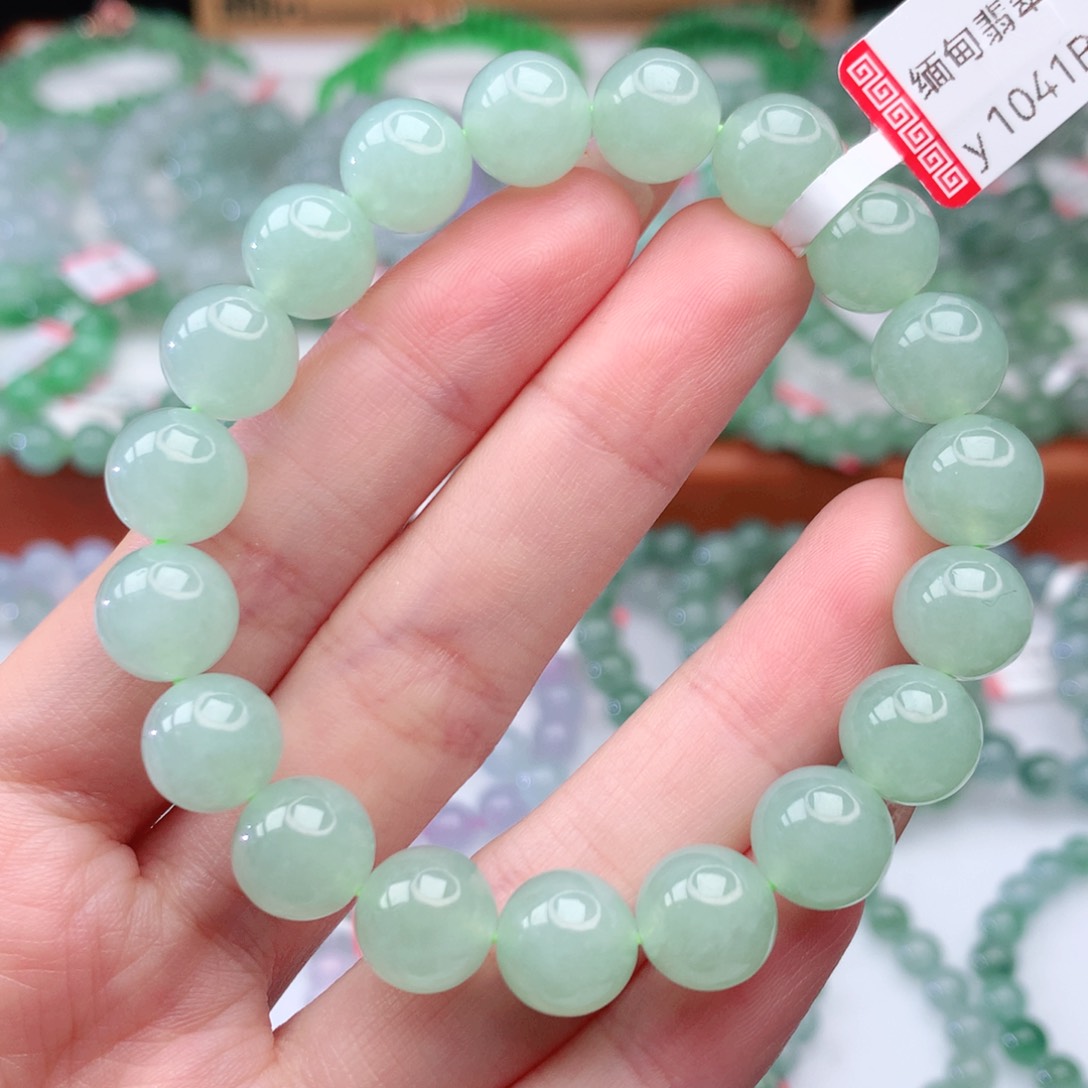 翡翠手链未镶嵌翡翠10mm
