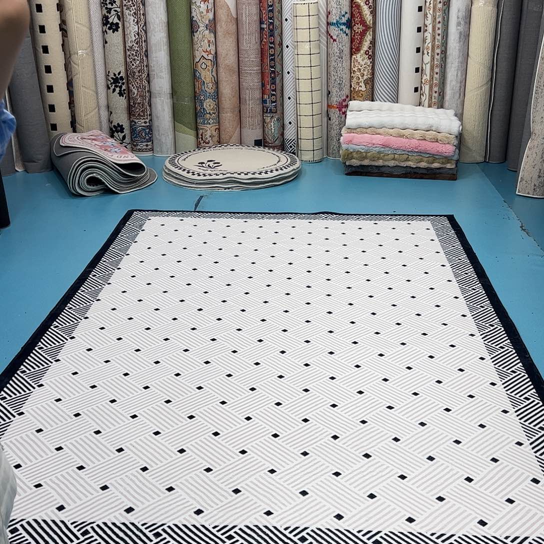 混纺200×300误差±1-3cm精编细砂仿羊绒棉布底微瑕