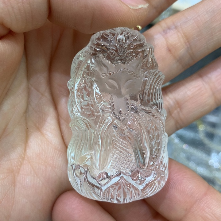 水晶颈饰未镶嵌天然