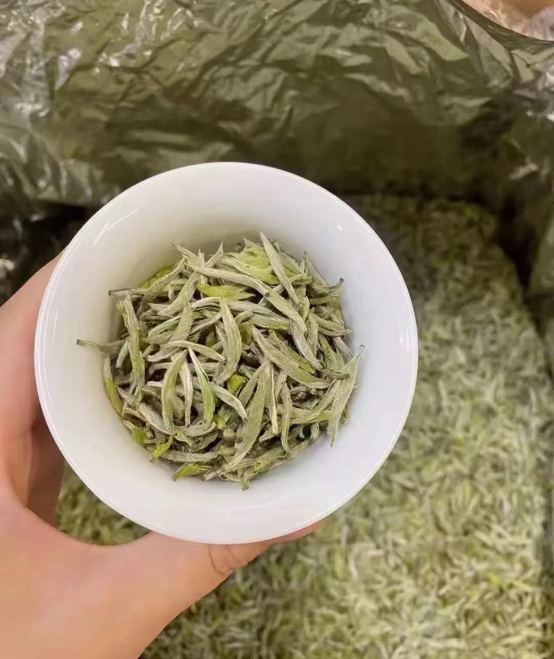 普洱茶 白茶 鸡嘴壳雪芽饼