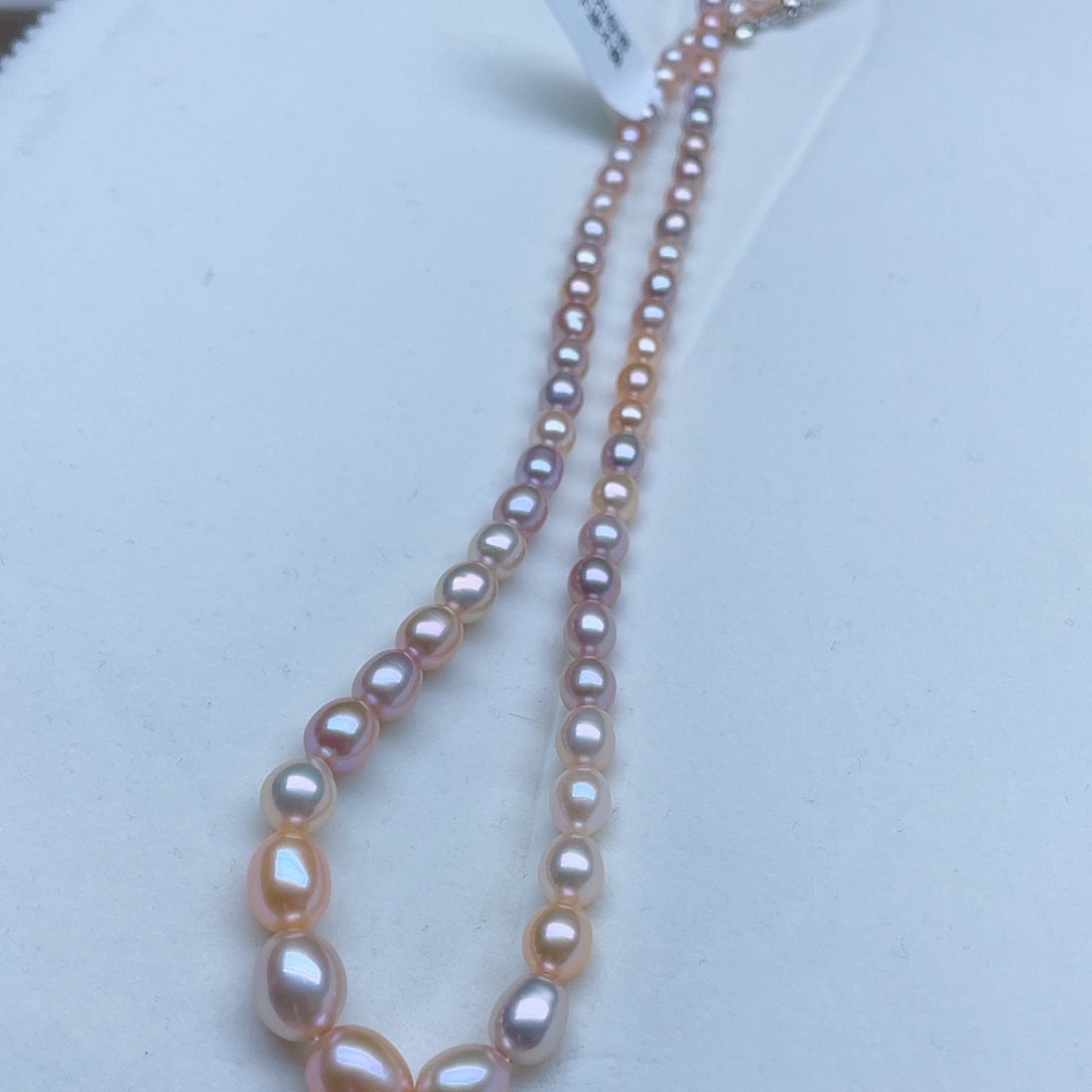 淡水珍珠颈饰银S925镶嵌