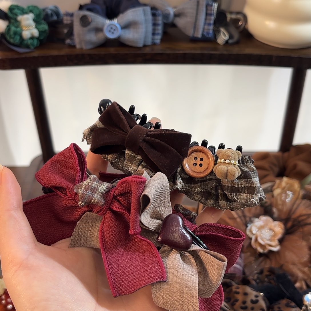 布艺铁合金套组两个香蕉夹