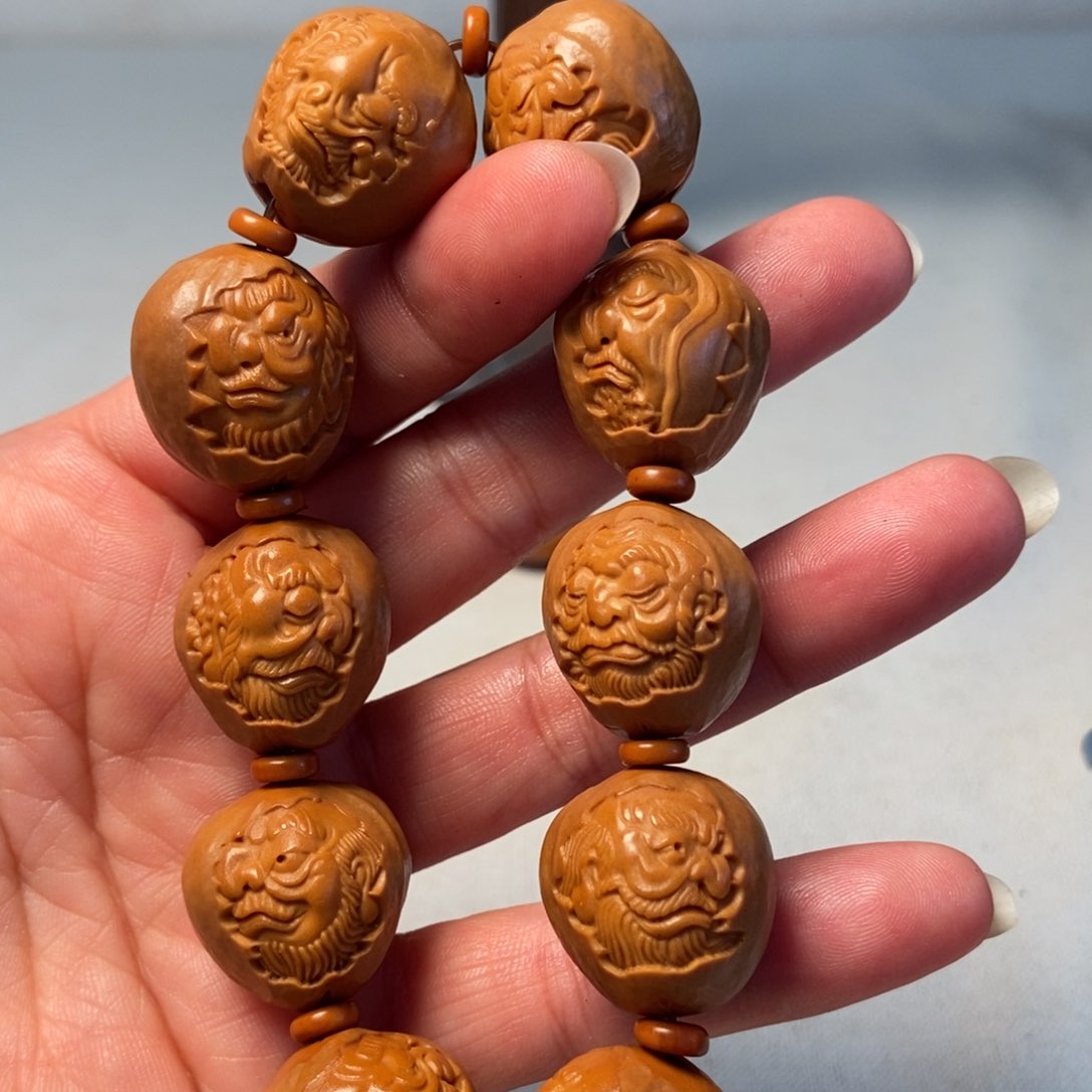 橄榄核手串/手链包衣达摩