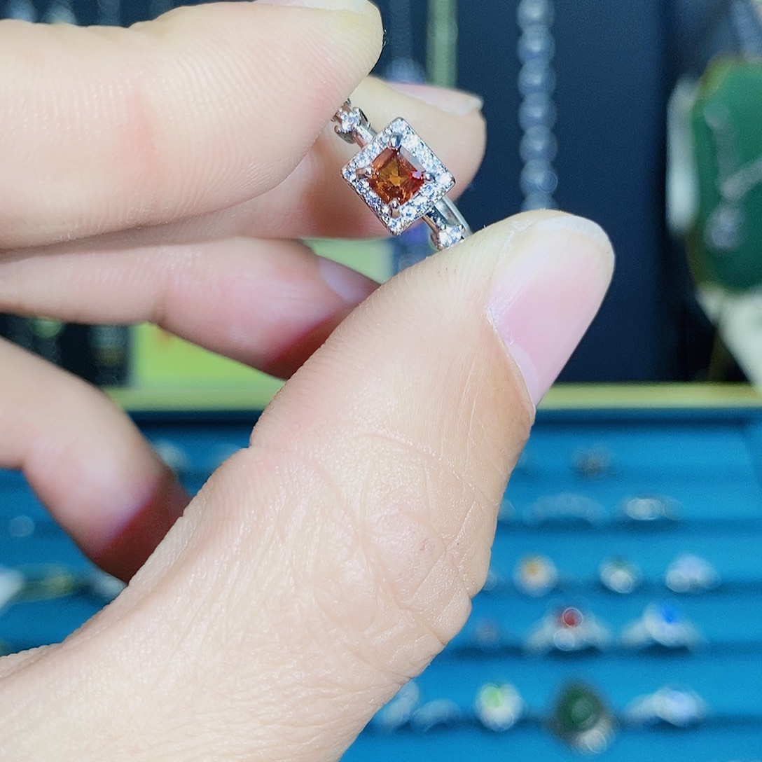 紫晶珠宝半成品银S925镶嵌