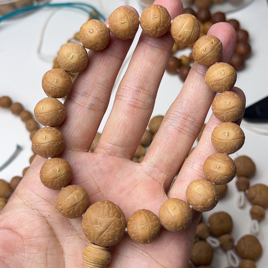 凤眼菩提手串精品正圆手串13.5福利