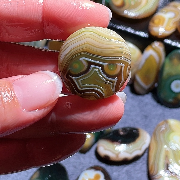 玛瑙珠宝奇石未镶嵌青**散