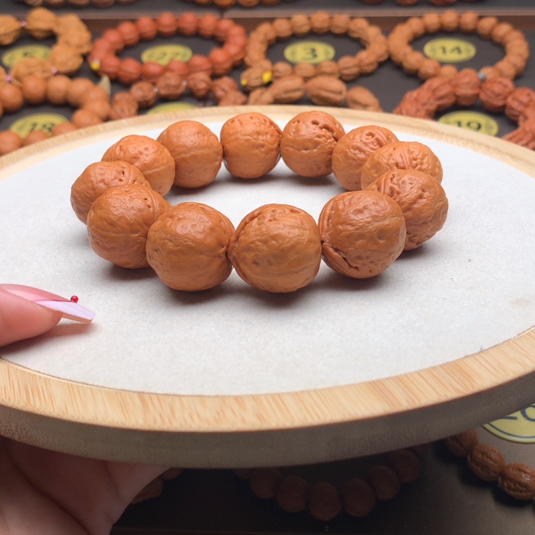 文玩核桃手串胖心