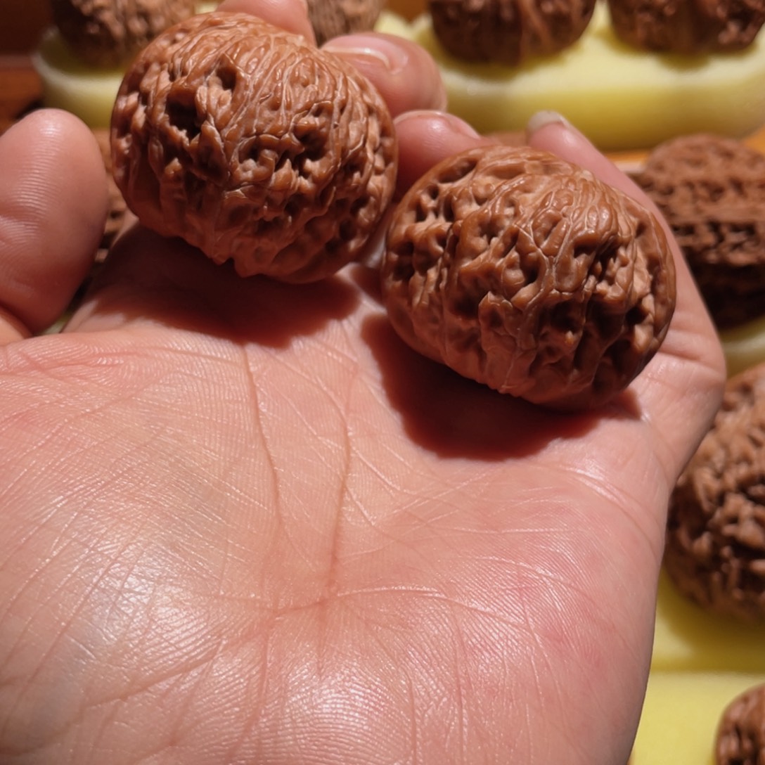 吊坠文玩核桃40磨盘正磨