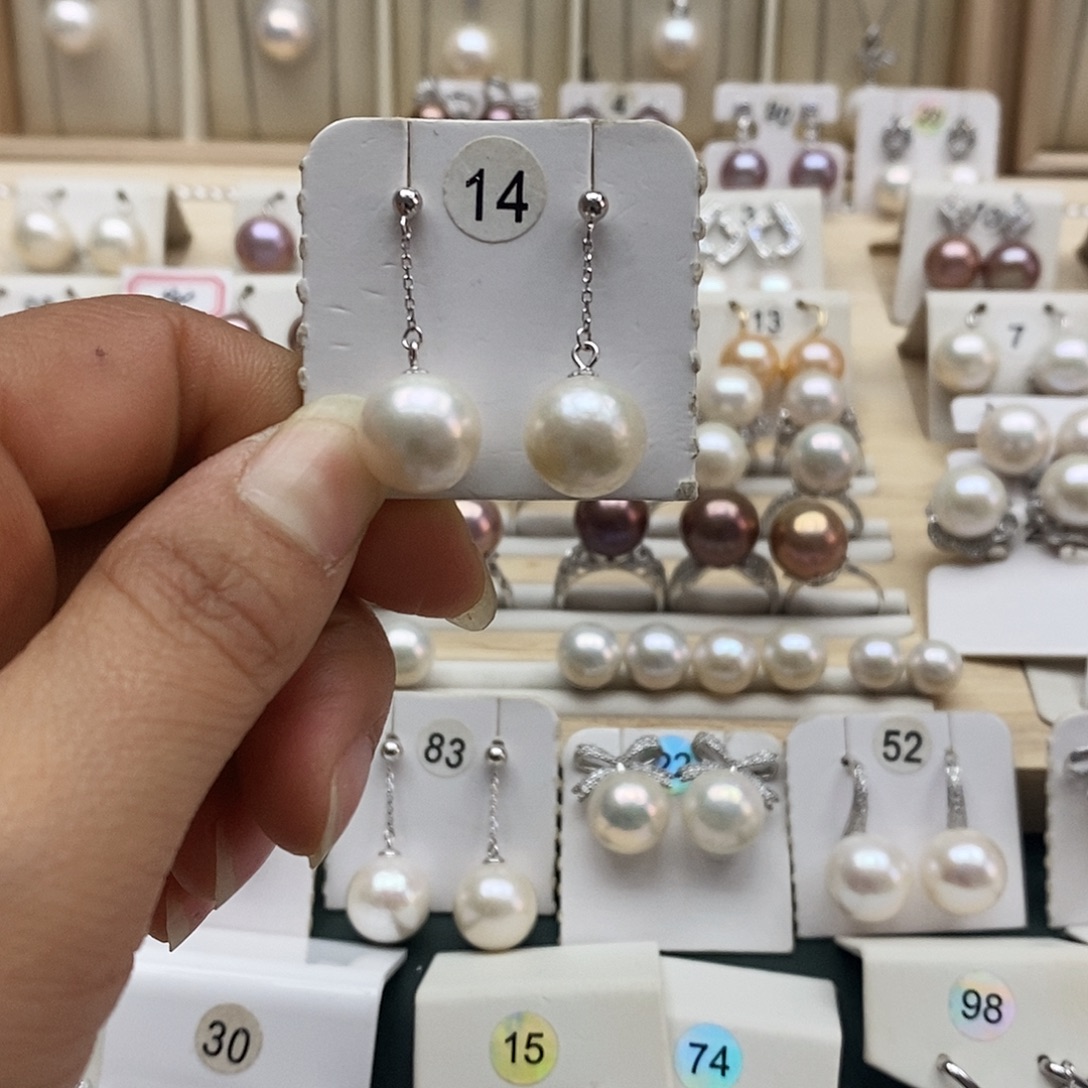 ᝰ***过颈饰银S925镶嵌淡水珍珠