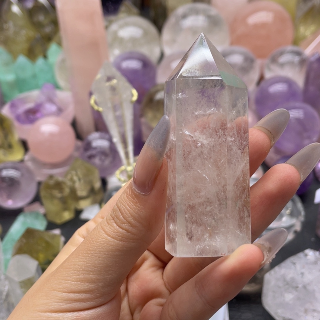 西***芹水晶珠宝半成品未镶嵌28