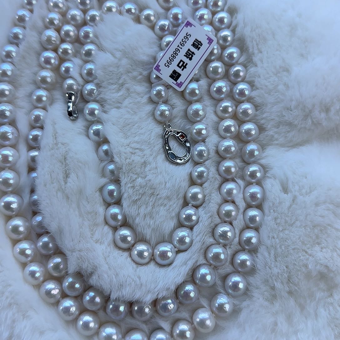 未镶嵌项链定制多样性发货发其一529淡水珍珠