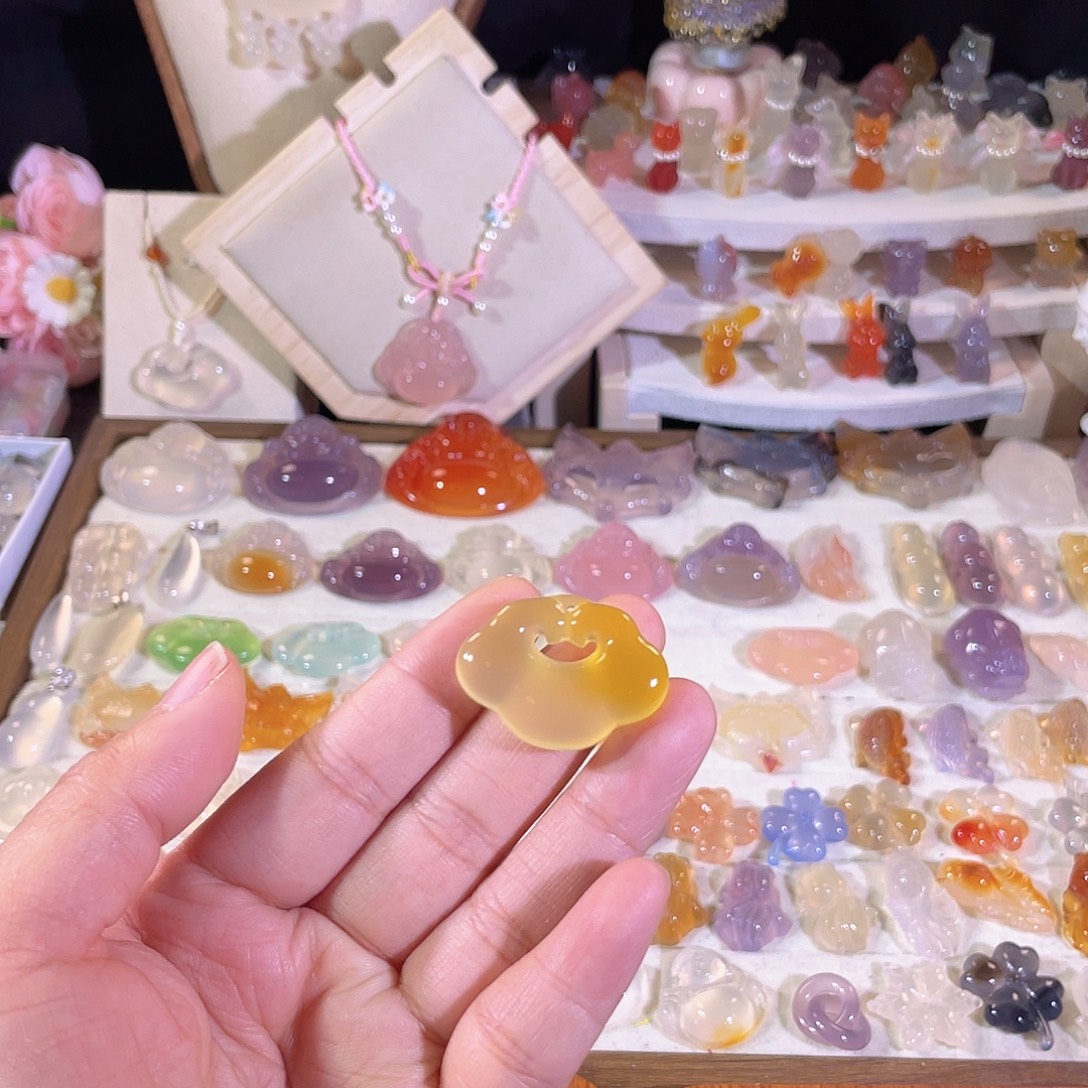 玛瑙/玉髓未镶嵌颈饰
