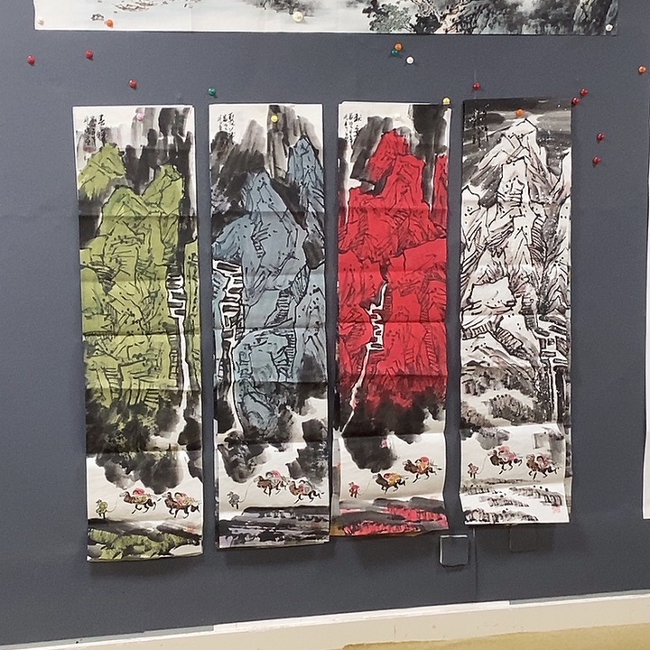 国画葛兆秀34.138手绘画芯