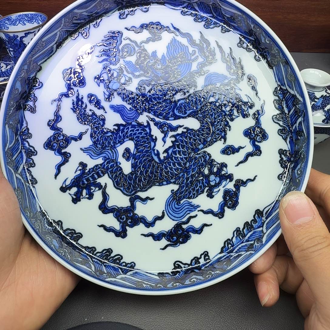 梁***森泥塑壶承手工手绘