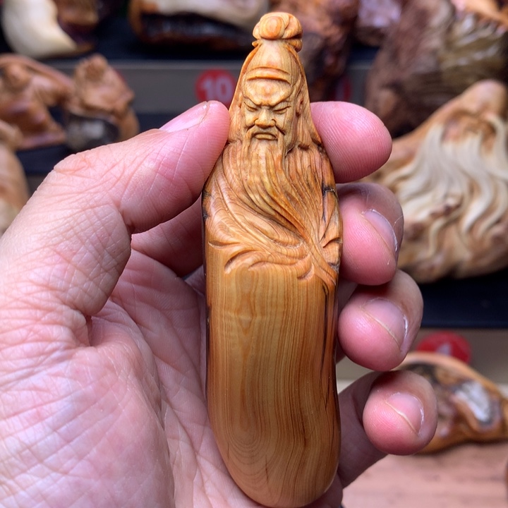 柏木（崖柏）崖柏陈化料手把件