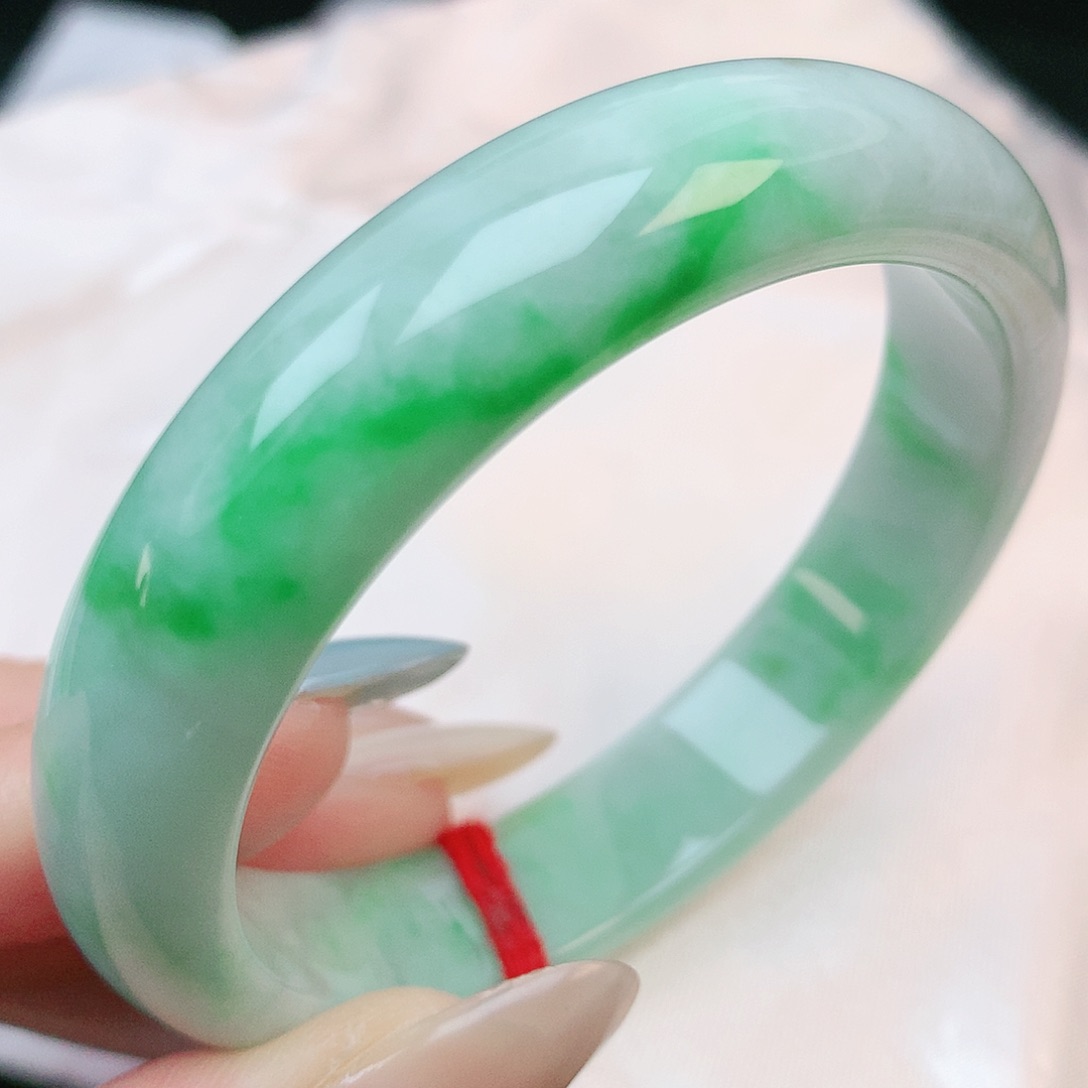 未镶嵌手镯翡翠54圈口882649