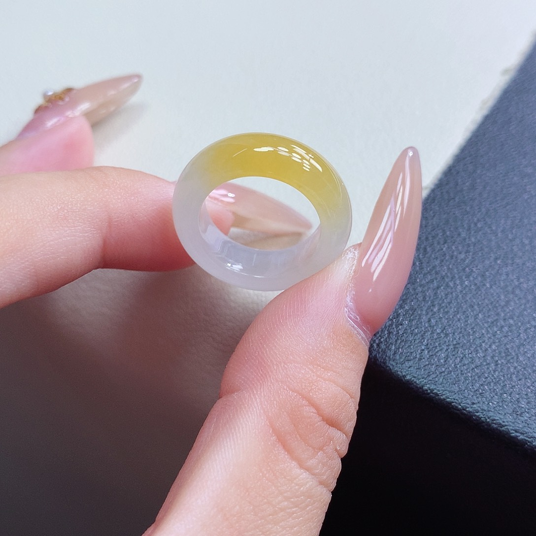 未镶嵌戒指翡翠7号