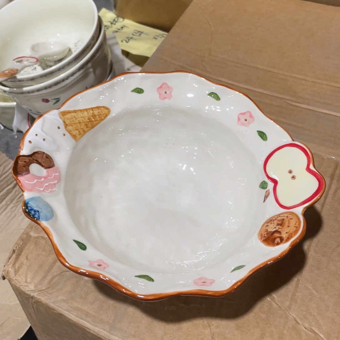 陶瓷餐具系列海派甜心面碗8.7寸一个